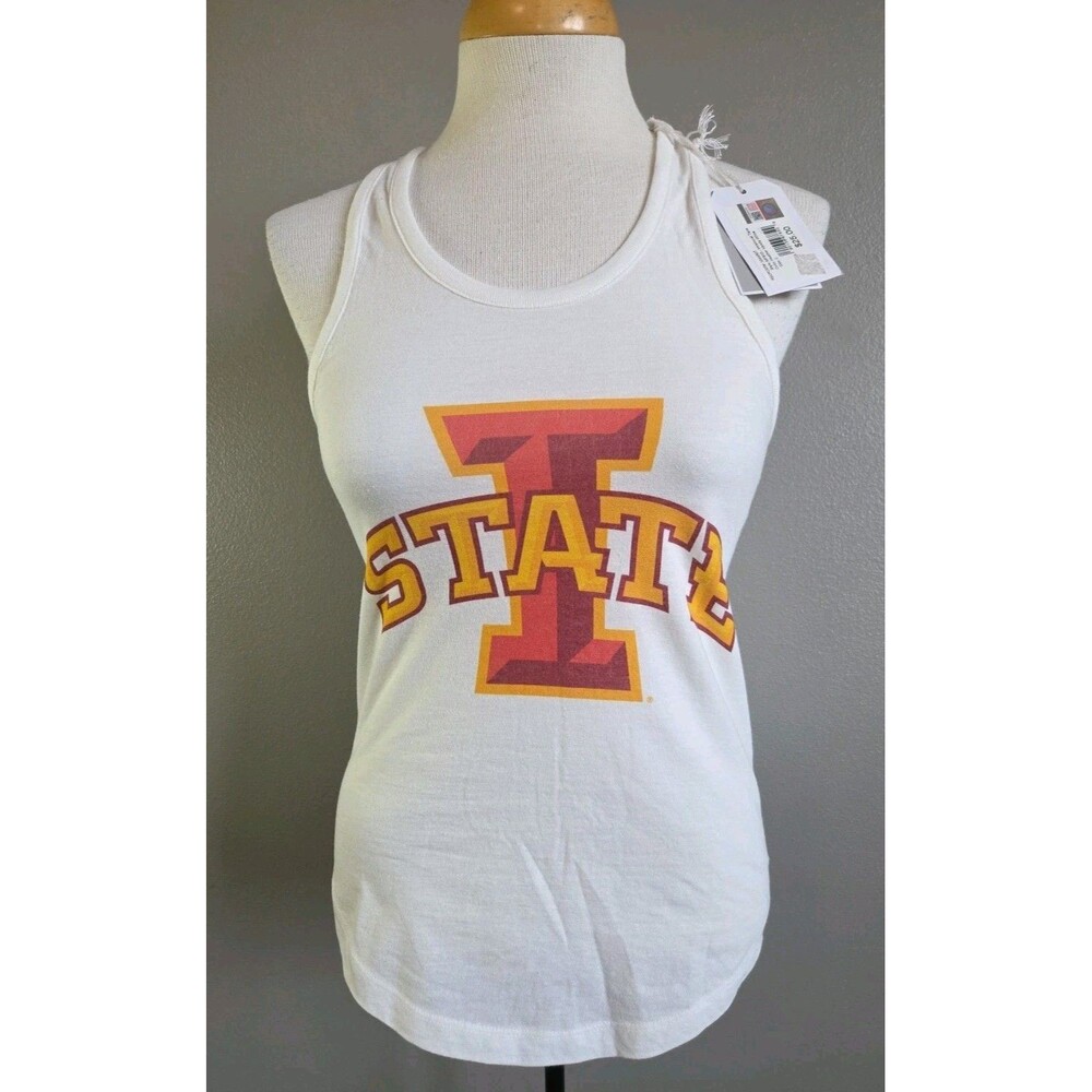 NWT League 91 | Size Small | Iowa State Cyclones Racerback Intramural Tank White
